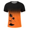 thumbnail image 4 of CONZONE Mens Hawaii Tshirts Short Sleeve Beach T-Shirts for Men Crew Neck Tropical Graphic Casual Summer Tee Tops, 4 of 4