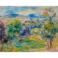 thumbnail image 2 of Renoir, Pierre-Auguste 14x12 White Modern Wood Framed Museum Art Print Titled - Renoirs house at Cagnes-sur-Mer, 2 of 4