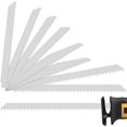 thumbnail image 1 of 8Pcs Reciprocating Saw Blade 9/12 Inch 8/12/3TPI Stainless Steel Saw Blade Sharp Wear Resistant Fast Cutting Saw Blade for Cutting Frozen Food Meat Bone, 1 of 10