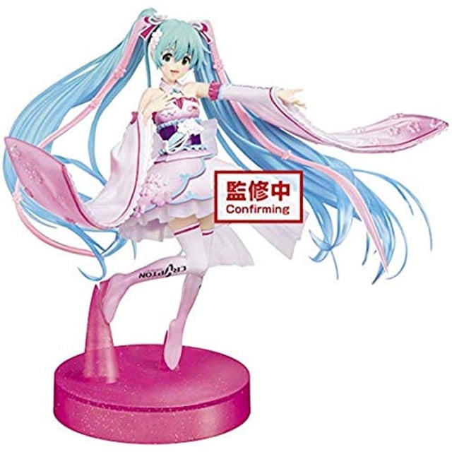 Figura de juguete Banpresto Hatsune Miku Racing Ver. Kimono ESPRESTO para vestir y peluquería Miku 2019, versión.