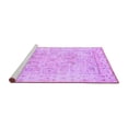 thumbnail image 2 of Ahgly Company Machine Washable Indoor Square Persian Purple Traditional Area Rugs, 6' Square, 2 of 4