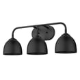 thumbnail image 5 of Yep by Golden Lighting Zoey 3-light Vanity in Chrome and Matte Black shade, 5 of 7
