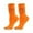 Orange, variant on PMVFHDE Men and Women Long Stack Socks Solid Color Fall Winter Thick Warm Calf Socks for Outdoor Sports and Cycling Orange