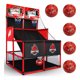 thumbnail image 1 of Juego Baloncesto Canasta Para Niños Aros Doble Tiro Infantil, 1 of 5