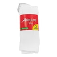 thumbnail image 1 of Calceta Infantil Atléticos para Niño Diseño Liso Blanco 3 Pares Talla 6/8, 1 of 4
