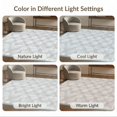 thumbnail image 7 of ODIKA 6'x9' Washable Area Rug Non-Slip, Chair-Friendly, Large Understated Bound Geometric Covering Monochrome for Dining Room, Under Table, Office Décor, 7 of 7