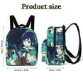thumbnail image 2 of Genshin Impact Women Backpack Casual Stylish Shoulder Bag Large Capacity Daypack Rucksack, 2 of 8