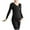 Black, variant on Women's German Thermal Underwear Set Maternity Nursing Two Piece Suit Comfortable Warm Autumn Wear