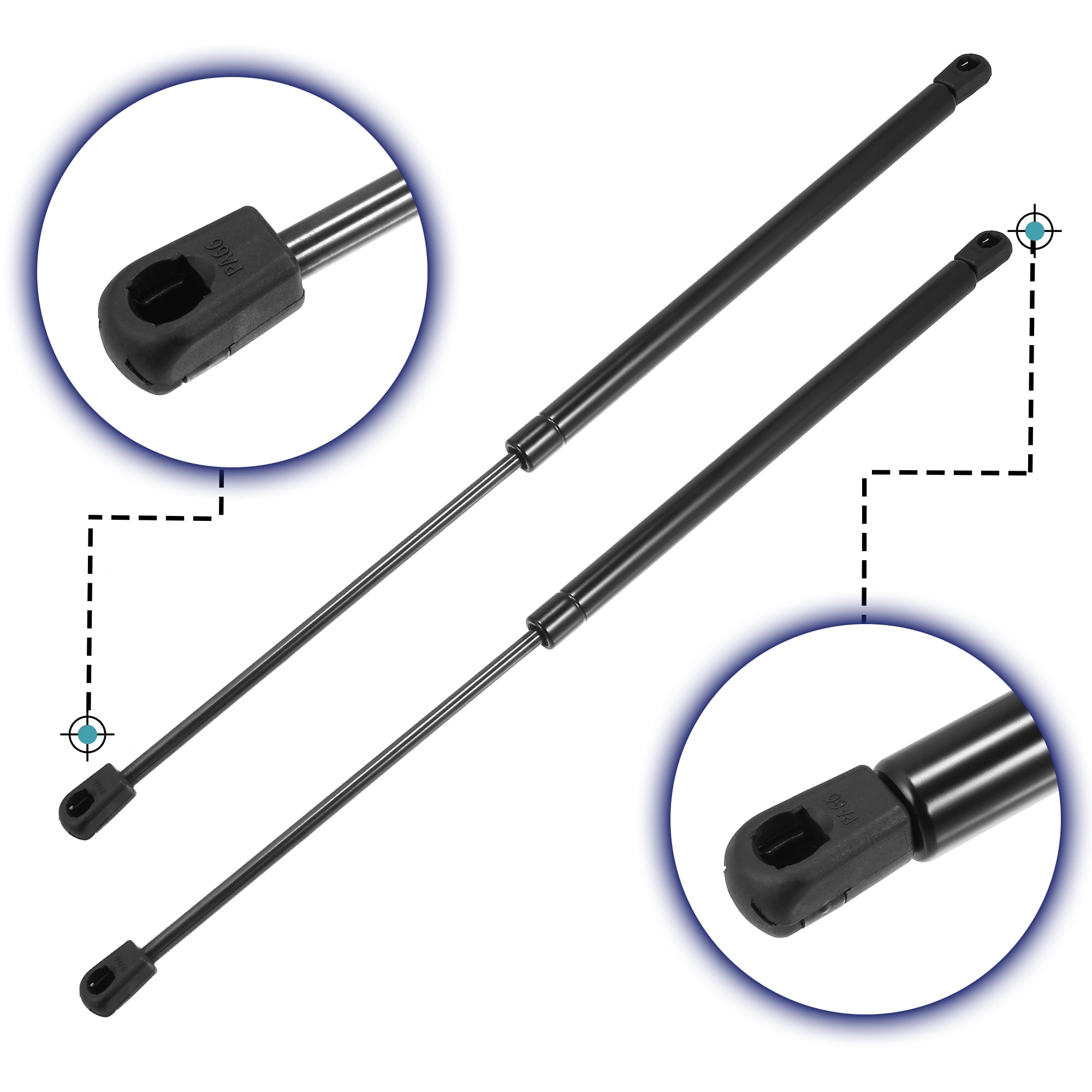 Unique Bargains 2pcs Tailgate Lift Supports Shock Rear Trunk Gas Struts for Audi A3 & A3
