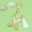 X X, variant on Giunmcul Holiday Saving New White Tassel Letter Key Chain Crystal Drop Pendant Fashionable Bag Key Chain