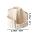 thumbnail image 3 of Virelaxpo Rotating Desk Organizer with Multiple Compartments, 360-Degree Rotating Base for Office Desk and Home, Pen Holder and Storage Container for Stationery, 3 of 7