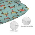 thumbnail image 3 of Balery Dachshund Dog Puppy Funda de Cojín Estampada, Regalos para Mujeres, Regalos de Amor para Ella, Regalos para Novia o Esposa, Funda de Almohada-20"x30", 3 of 6