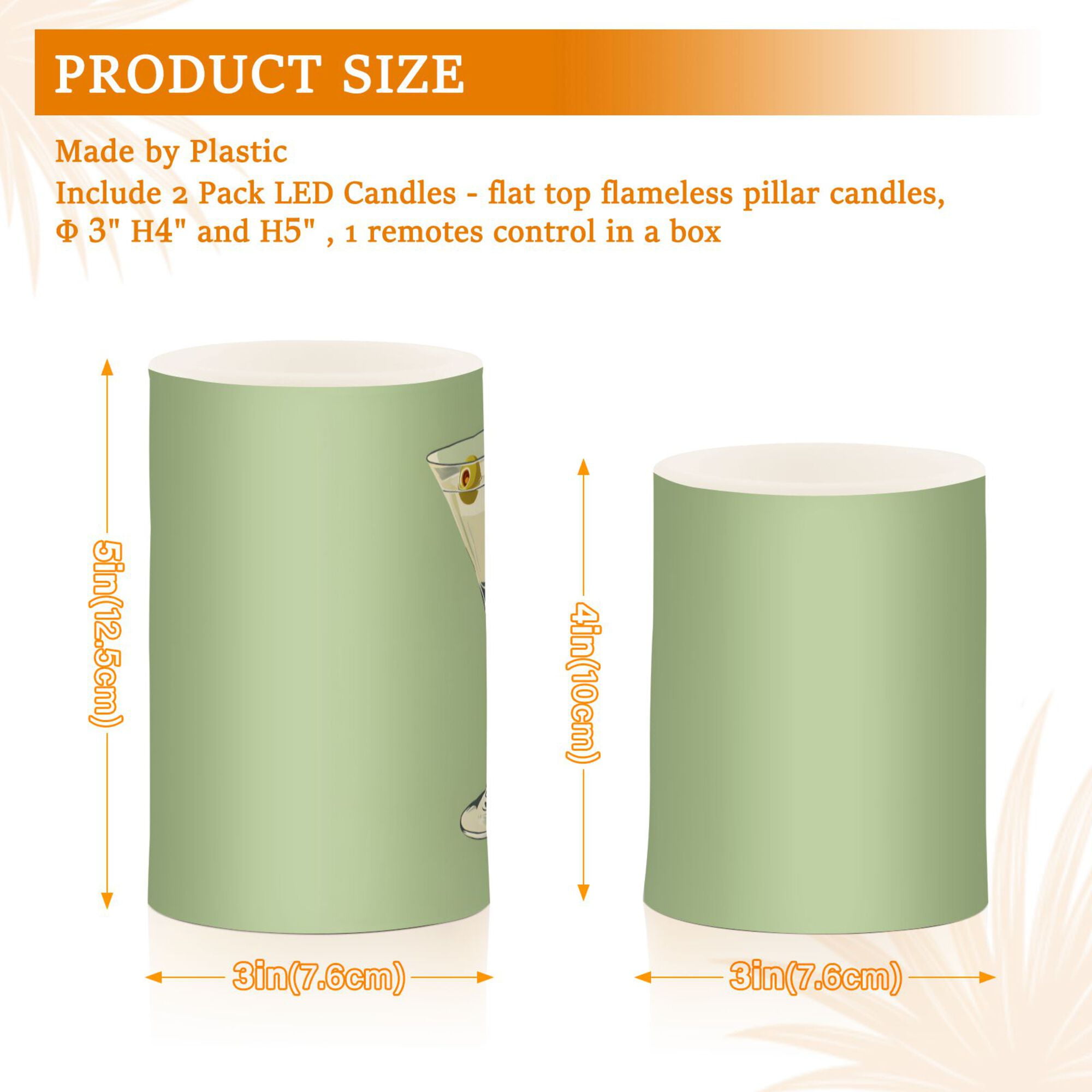Yayeee Flameless Candles with Remote Flickering Battery Operated Multi Color Changing, Colorful Circles