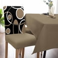 thumbnail image 5 of Abstract Dining Room Chair Covers Set of 8, Modern Art Texture Decoration Black Stretch Chair Slipcovers Removable Washable Seat Cover Chair Protectors for Kitchen Home, Hotel Banquet, 5 of 6