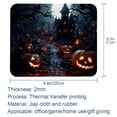 thumbnail image 5 of Halloween Mousepad 8.3x9.8 Inch Square Non-Slip Rubber Bottom Printed Desk Mat - Suitable for Office and Gaming, 5 of 6