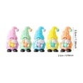 thumbnail image 3 of Beforeyayn Easter Gnome Figurine Set Collection Piece, Miniature Gnome and Rabbit Decorative Statues Bundle, Party Stuffers and Gift for Shelf, Mantel and Tabletop Display, 3 of 7