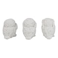 thumbnail image 3 of Wisdom Of The Forest See Hear Speak No Evil White Snowy Owls Mini Figurines Set, 3 of 9