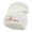 White, variant on New Mexico Hot Air Balloon Embroidered 12 Inch Long Knitted Beanie - White OSFM