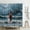 HY587, variant on Shower Curtain Sunset Dusk Beach Scery Seaside Cave Scery 3D Printing Shower Cur