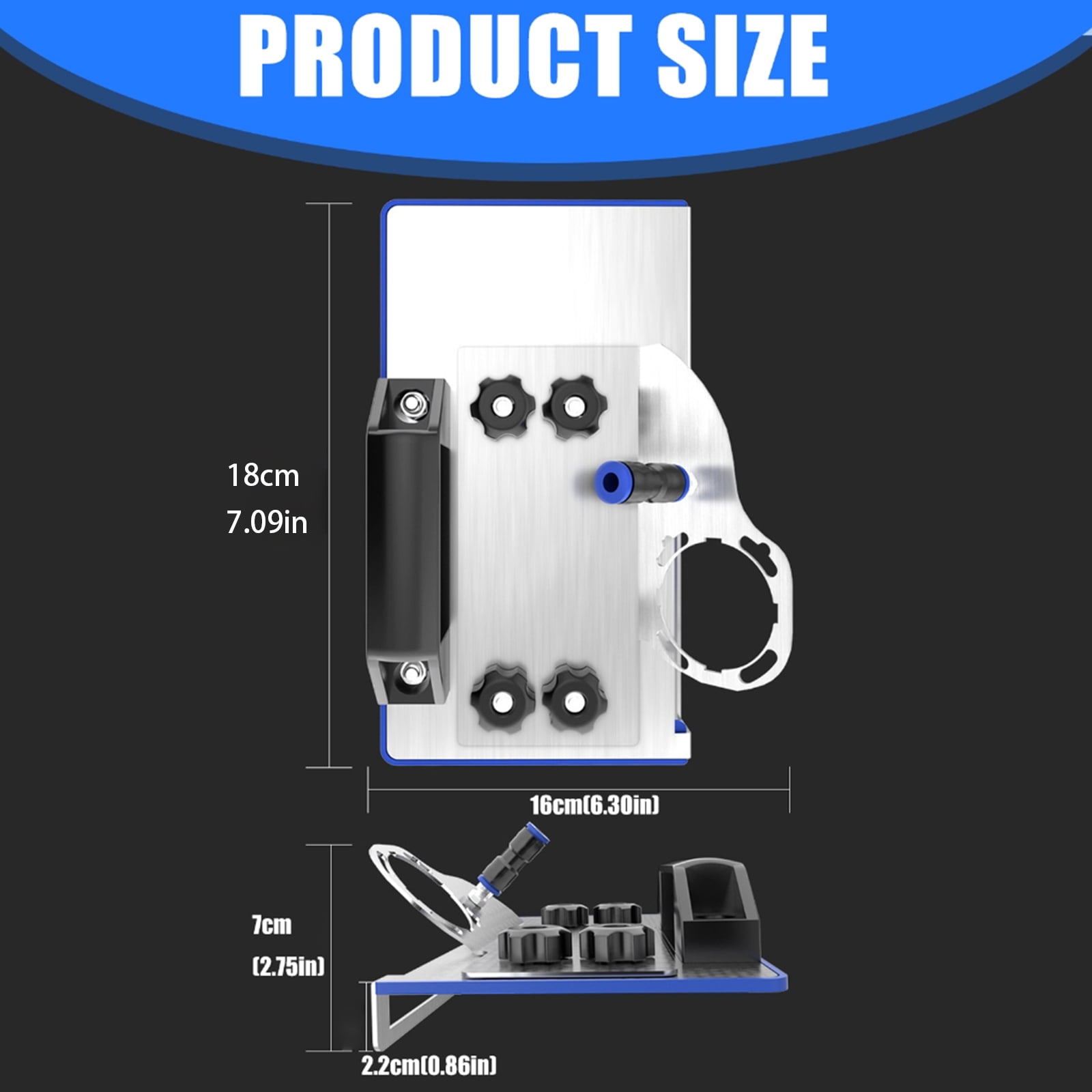 45 Degree Chamfering Tool Adjustable Guide Rails For 100 Type Angles Grinders Stainless Steel Cutting Tool