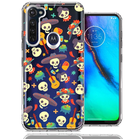 MUNDAZE For Motorola Moto G Stylus Day of the Dead Design Double Layer Phone Case Cover