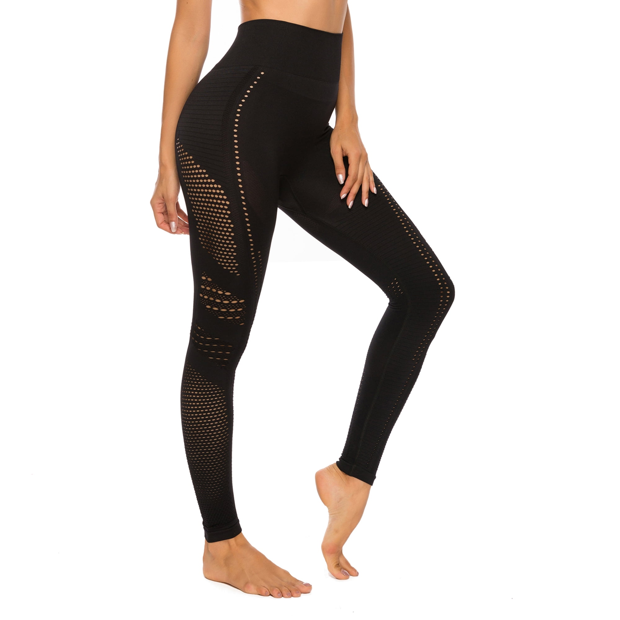 FITTOO Seamless Leggings For Women Yoga Pants Solid Tummy Control ...