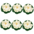 thumbnail image 5 of KAKOWELY 6Pcs Lotus Flower Floating Decor 5x10cm EVA Foam Material for Indoor and Outdoor Use, 5 of 8