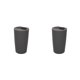 thumbnail image 4 of Bearachild Taza de café de trigo, taza de té de la leche de estilo Simple, tazas para el hogar y el coche, vaso de moda para viajes al Gris 2piezas, 4 of 6