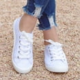 thumbnail image 4 of Black·Friday·Deals Clearance asdoklhq Womens Casual Shoes,Low-cut Canvas Shoes One-foot Lazy Korean Version Student Casual Flat Shoes, 4 of 5