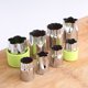 thumbnail image 3 of Twowood Hogar 8pcs Forma de flores Vegetal Fruit Cake Biscuit Cookie Cutter Mold Herramienta de cocina Twowood 100812, 3 of 6