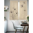 thumbnail image 4 of Floral Sheer Curtains 72 Inch Length 2 Panels Set, Spring Flower Voile Window Treatment Rod Pocket Curtains Sheers Drapes for Bedroom/Living Room/Kitchen 52"x72"x2, 4 of 7