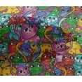thumbnail image 4 of oneOone Viscose Chiffon Multicolor Fabric Cat Sewing Craft Projects Fabric Prints By Yard 42 Inch Wide, 4 of 4