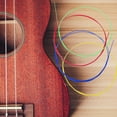 thumbnail image 4 of VERDANVERSE Ukulele Strings Set 4Pcs Transparent Nylon Replacement Parts for Concert Ukulele with Smooth Surface Design, 4 of 8