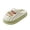 Green, variant on Womens Mens Slippers Closed Toe Bear Pattern Plush Winter Shoes, Warm Thick Non-Slip Indoor Bedroom Slippers, Animal Print Home Footwear