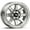 Machined Silver, variant on RockTrix RT116 17 inch Wheel Compatible with Toyota Tacoma 6x5.5" (6x139.7) Bolt Pattern, 17x9 (-12mm Offset), 106.1mm Bore, Gunmetal Gray, Also fits 4Runner, FJ Cruiser, 99-06 Tundra