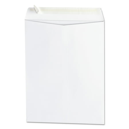 White Catalog Envelope - Universal Peel Seal Strip Catalog Envelope, 9 x 12, White, 100/Box -UNV40100