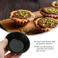 thumbnail image 3 of 4 PCS Mini Pie Pan Pans Non-Stick High Baking Molds Practical Pan Molds (Negro), 3 of 5