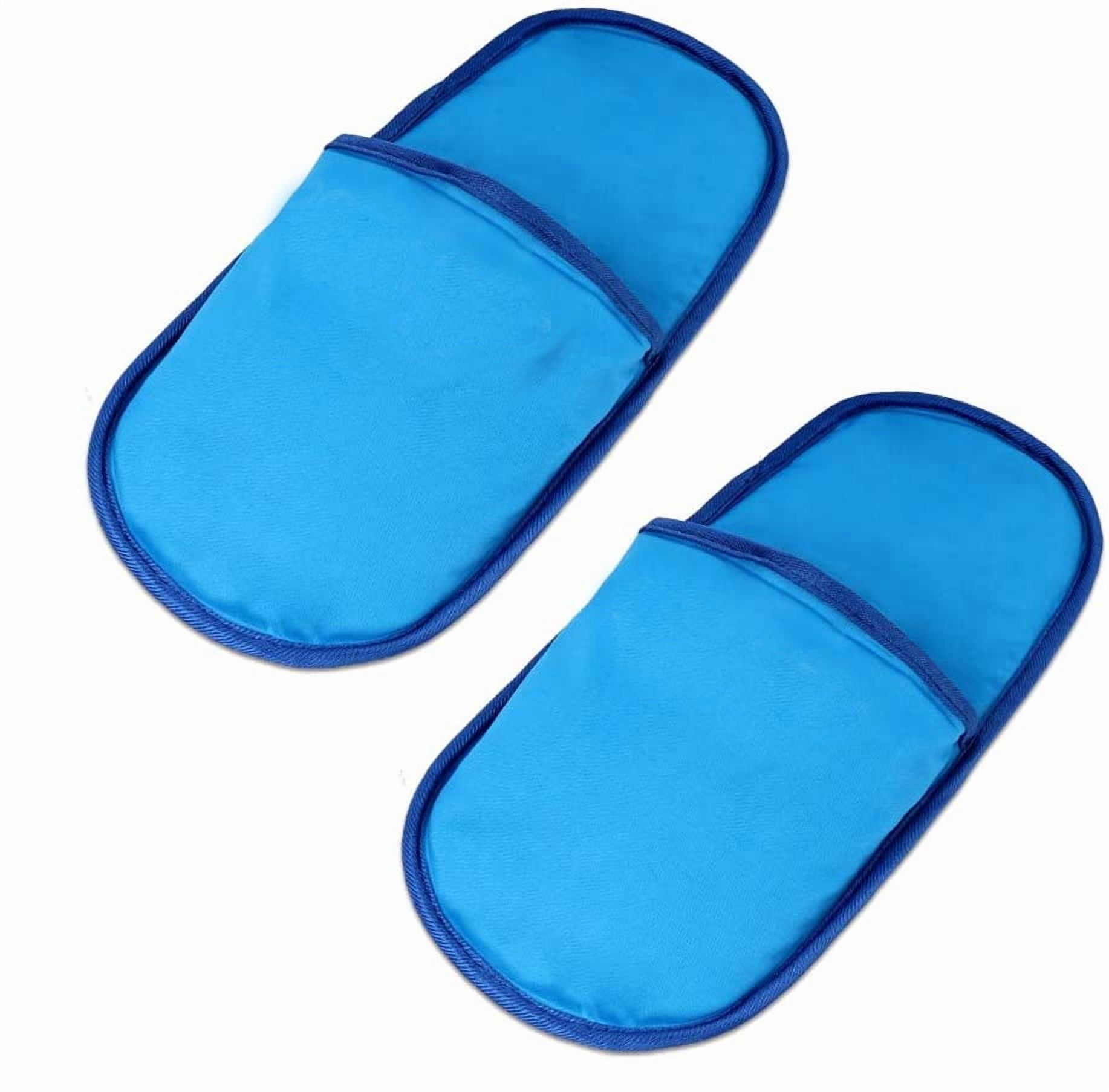 Cold Therapy Gel Slippers Reusable Ice Pack Shoes for Feet Swelling Relief Hot Cold Compress Foot Wrap for Soreness One Size