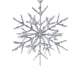 thumbnail image 1 of Adorno colgante para árbol de Navidad, guirnalda brillante, colgante decorativo para colgar. Copo de nieve plateado, 1 of 9