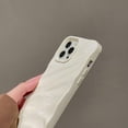 thumbnail image 5 of Water Ripple Pattern Compatible for iPhone 13 Pro Max Phone Case,Cute Luxury Wave Shape Case for Women & Men, Soft TPU Shockproof Protective Cover for iPhone 13 Pro Max 6.7''-White, 5 of 13