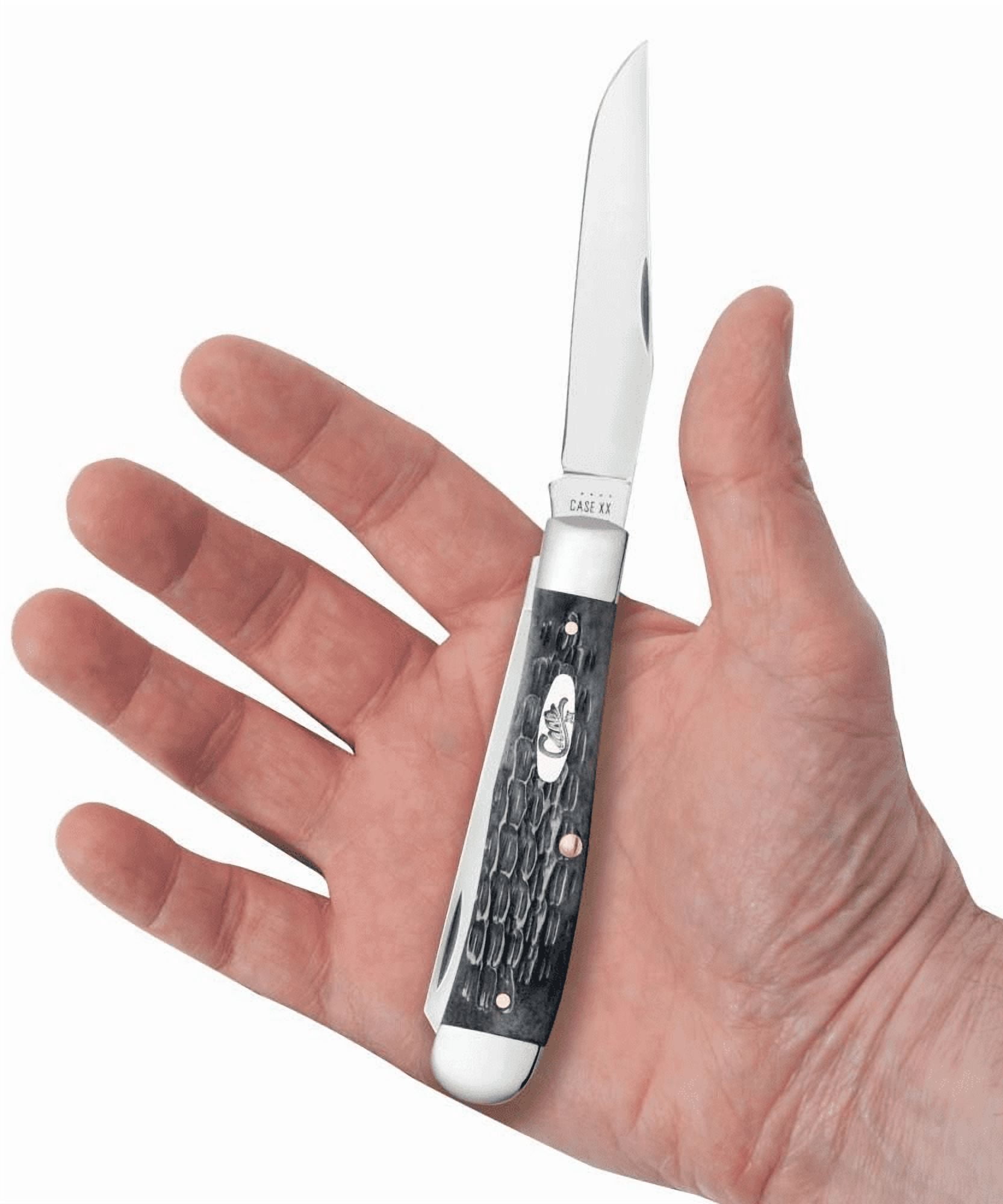 Case Trapper Crandall Gray Bone - Acc Knives  - 58410