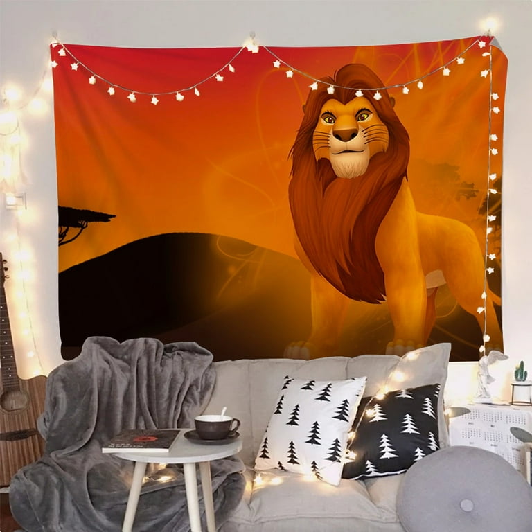 The Lion King Tapestry Creative Photography Background for Home