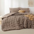 thumbnail image 1 of Juego de ropa de cama Bedsure Bed in a bag, tamaño queen, 7 piezas, tela escocesa, 1 of 7