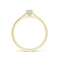 thumbnail image 2 of ANGARA Natural Diamond Tapered Cathedral Engagement Ring in 14K Yellow Gold for Women (Size-4.1mm| Color-I-J| Clarity-I1-I2) | Anniversary, Jewelry Gift for Women | Natural Diamond Ring, 2 of 10