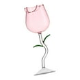 thumbnail image 2 of Cocktail Glass 280ml Martini Glass Creative Clear Cups Champagne Glass Flute for Pink, 2 of 9
