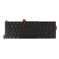 thumbnail image 1 of del del retroiluminado para computadora portátil que se la la adaptaciónción 15 '' A1707, negro Hugo Teclado de repuesto para computadora portátil, 1 of 7