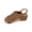 Brown, variant on Orthopedic Wedge Sandals for Women Open Toe Ankle Strap Platform Sandals Women's Casual Side Hollow Belt Buckle Slope Bottom Roman Shoes Summer Fashion Ladies Sandals Shoes