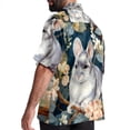 thumbnail image 3 of Tmall Men's Short Sleeve Hawaiian Shirt, Casual Printed Button Down Beach Tops for Summer, Spread Collar Mens Shirts Unisex, 3 of 6