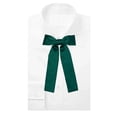thumbnail image 3 of Jacob Alexander Men's Kentucky Colonel Bow Tie Pre-Tied Clip-On - Forest Green, 3 of 4