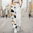 thumbnail image 2 of WILLBEST Pantalones Deportivos Casuales para Mujer, Cómodos, con Estampado de Halloween, Cintura Elástica Suave, para Uso Diario, para Otoño E Invierno. Extra Grande, 2 of 4